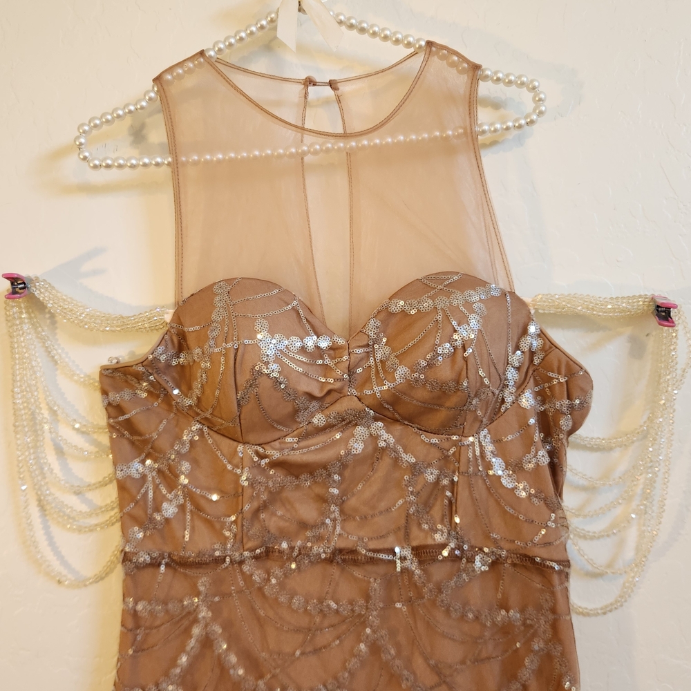 Elegant Sequin Embellished Dress